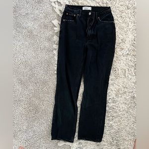 Abercrombie straight leg jeans, size 25